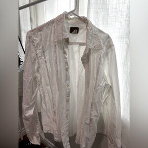 VINTAGE RED Men’s Dress Shirt Size Large